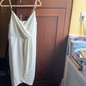 ❤️Sexy White Drapey Dress NWT❤️